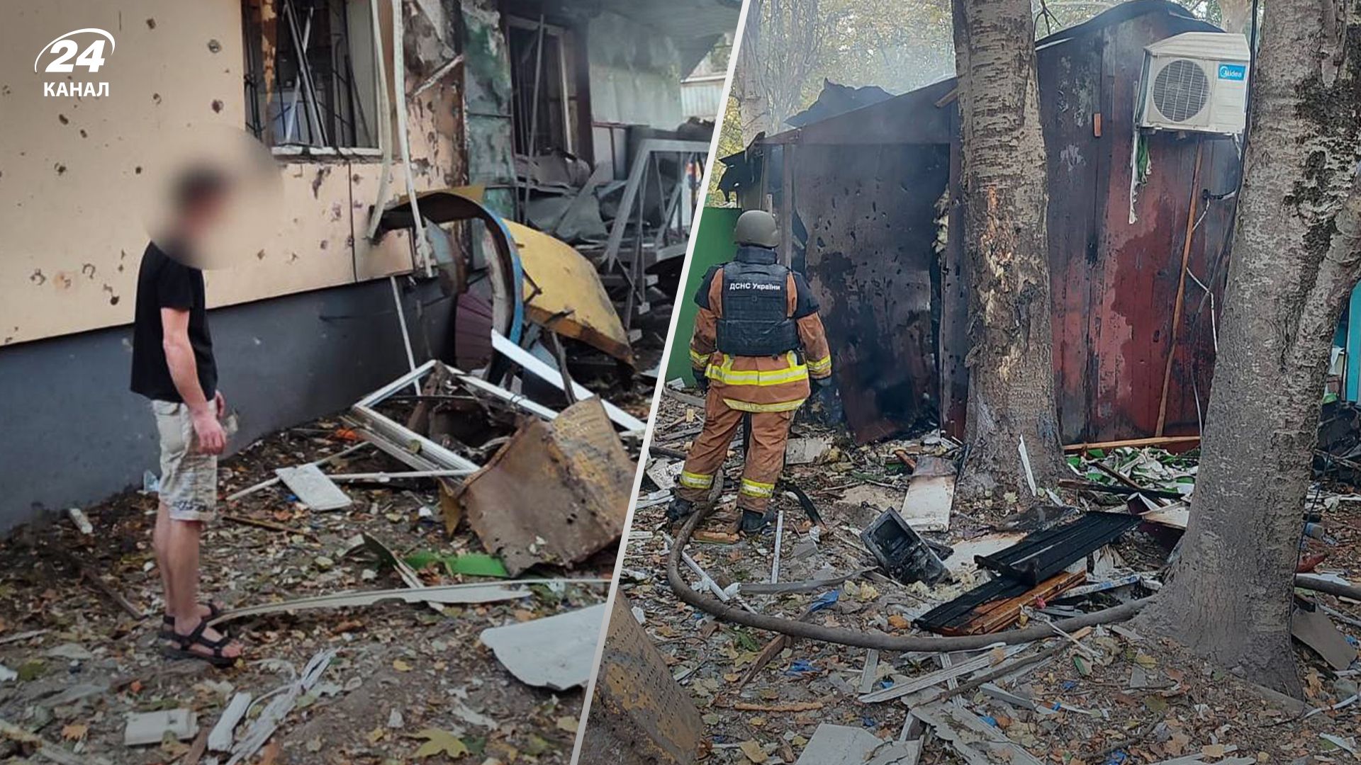 Обстріл Херсона ввечері 25 вересня Обстріл Херсона ввечері 25 вересня