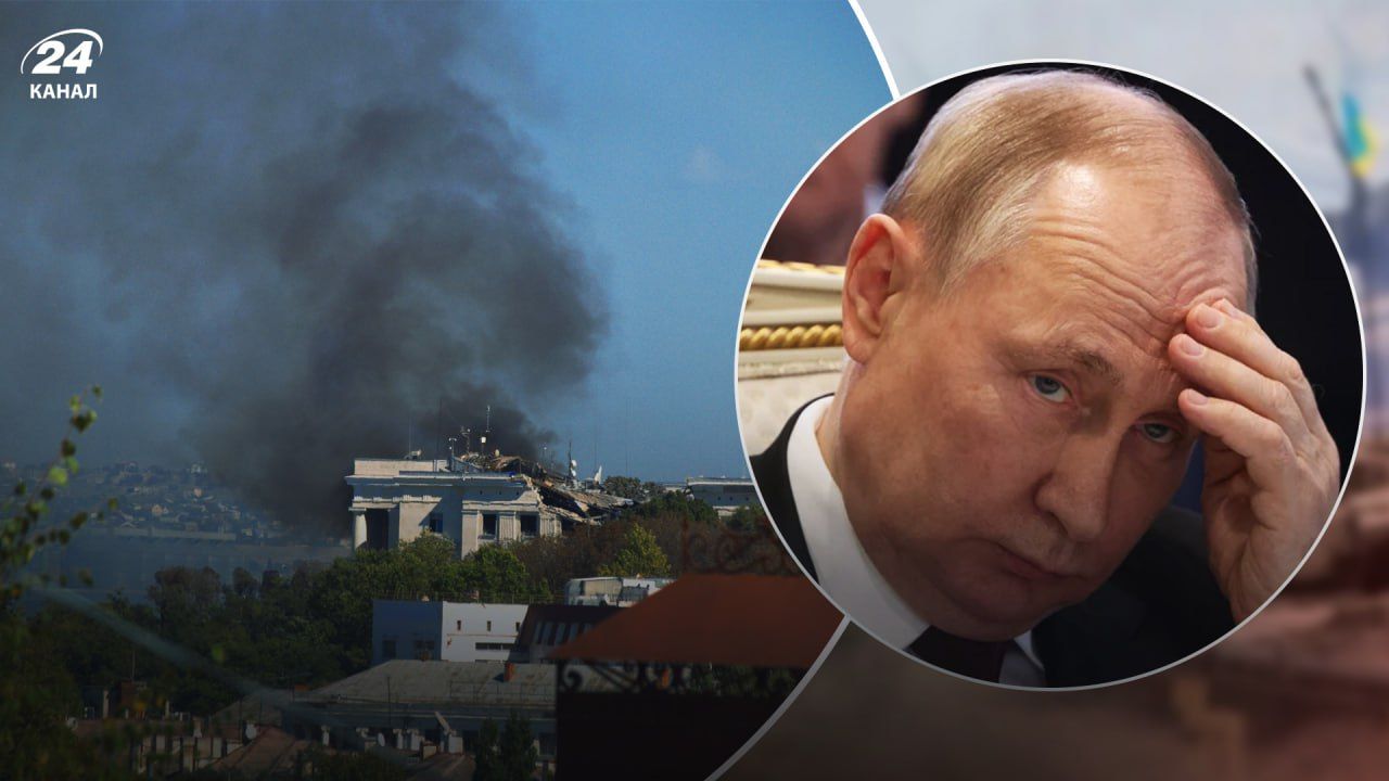 Україна вдарила по штабу Чорноморського флоту Україна вдарила по штабу Чорноморського флоту