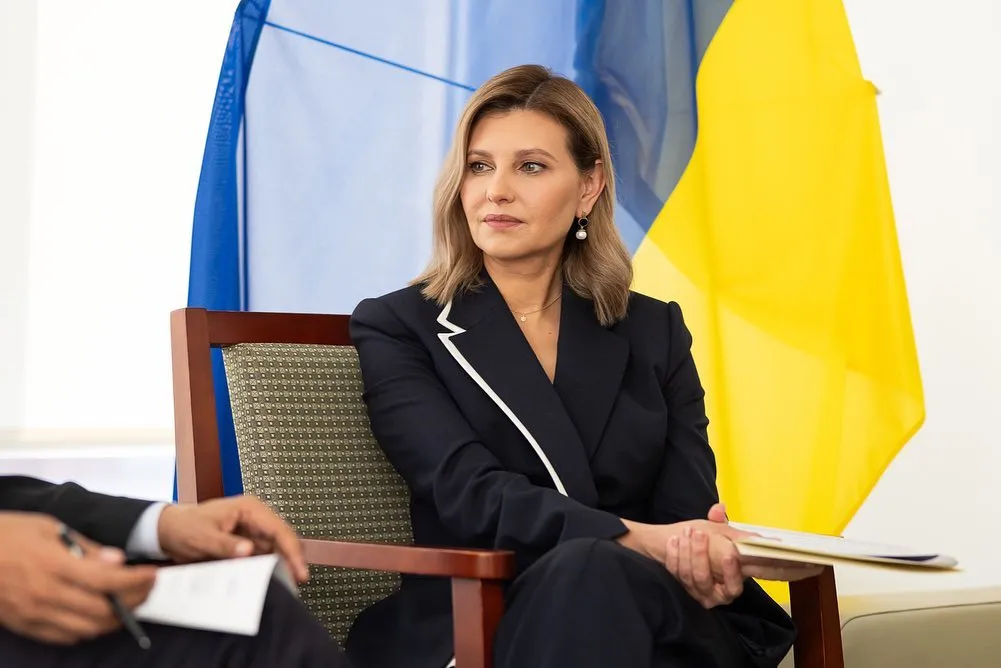 Елена Зеленская на встрече с главой ВОЗ