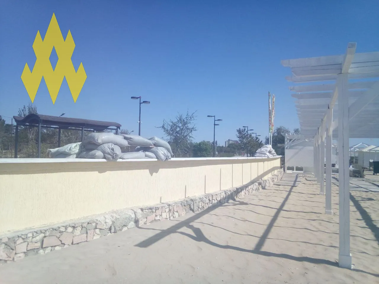 Окупанти готуються до оборони в Євпаторії Окупанти готуються до оборони в Євпаторії