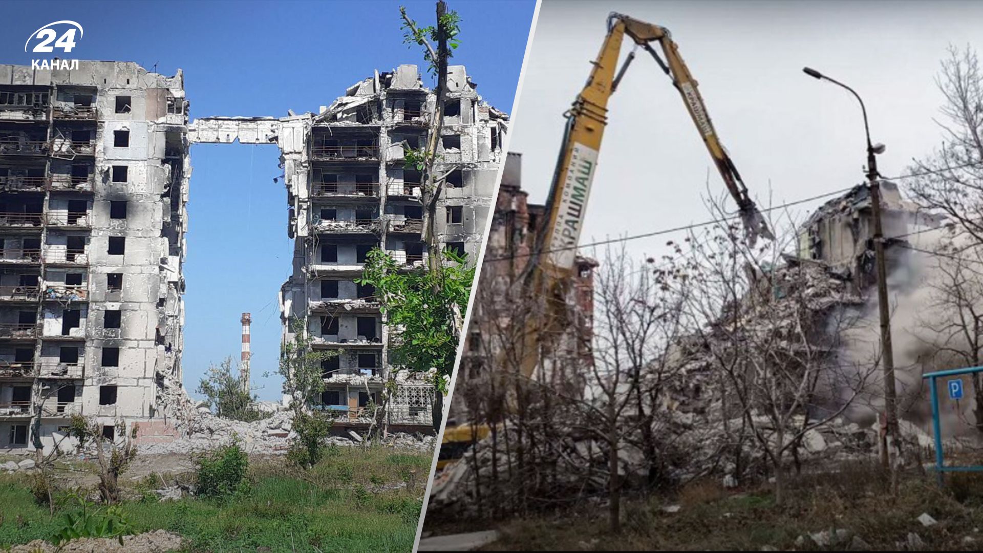 Росія зносить будинки в Маріуполі, але нові квартири людям не видає
