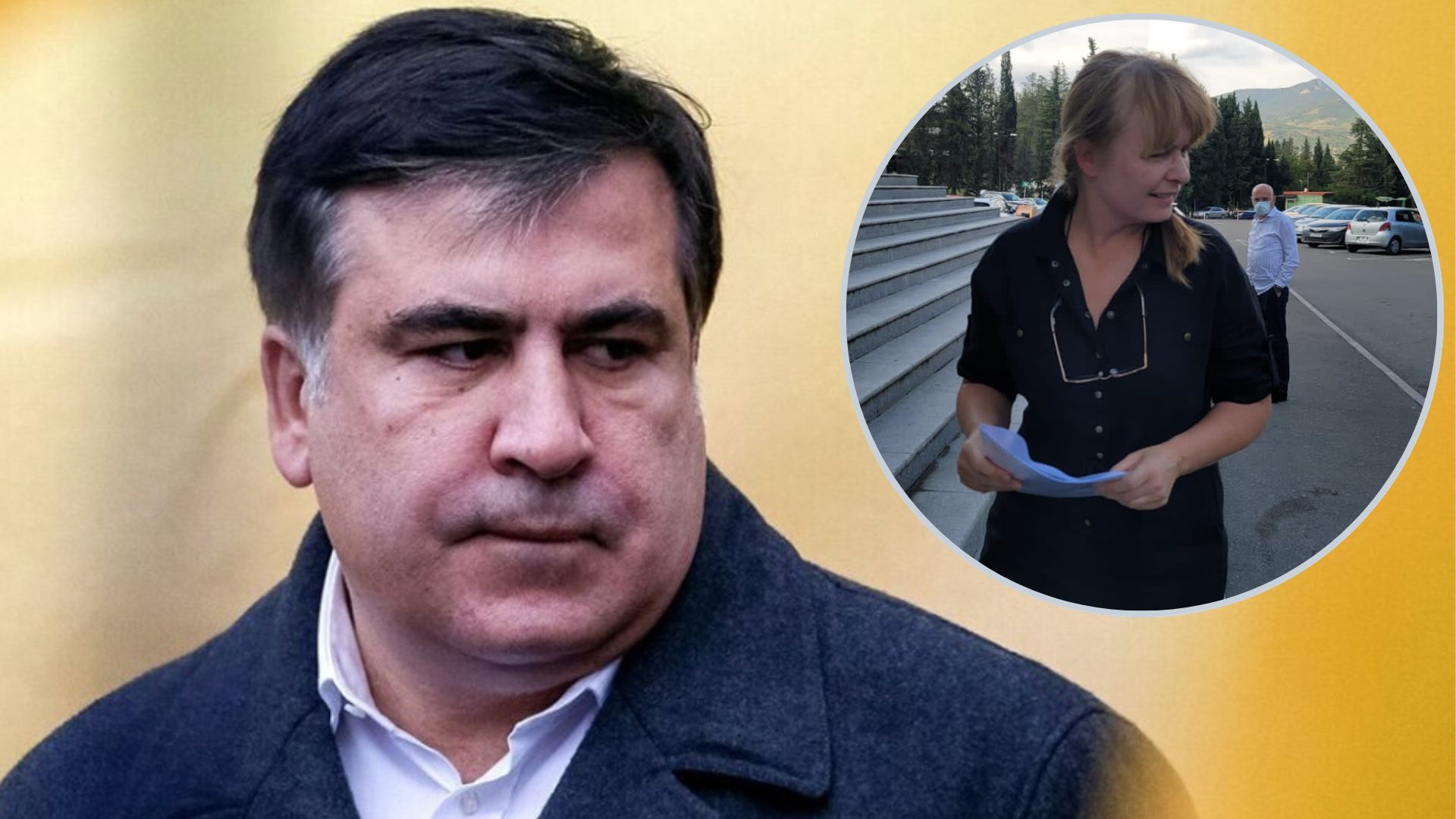 Перша дружина Саакашвілі вперше навідала політика в ув'язненні Перша дружина Саакашвілі вперше навідала політика в ув'язненні