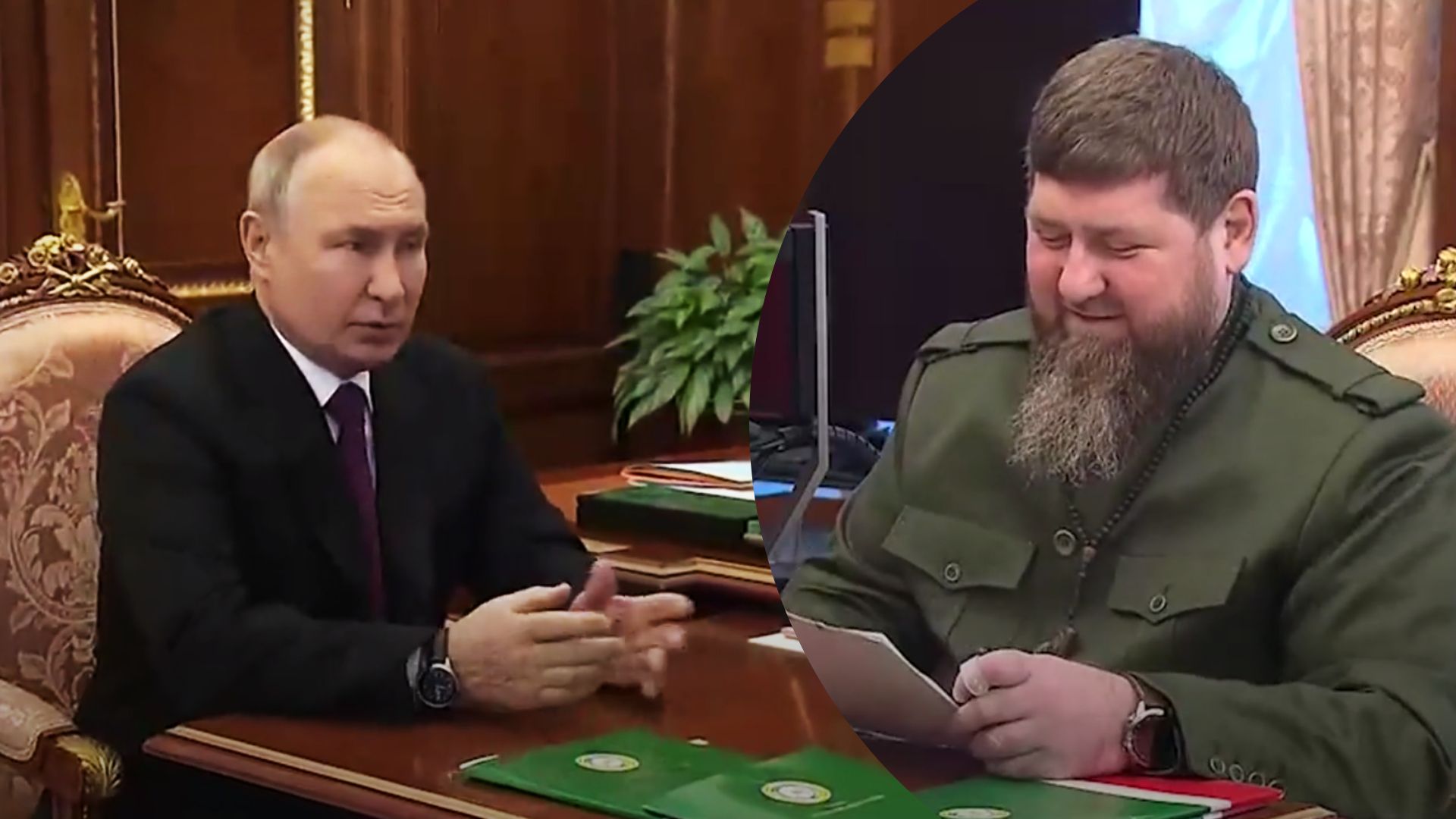 Болезненный Кадыров побывал у Путина Болезненный Кадыров побывал у Путина