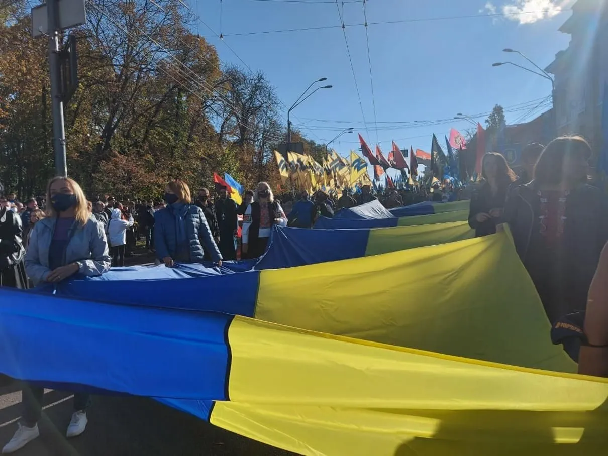 Марш УПА в Киеве 2020 год