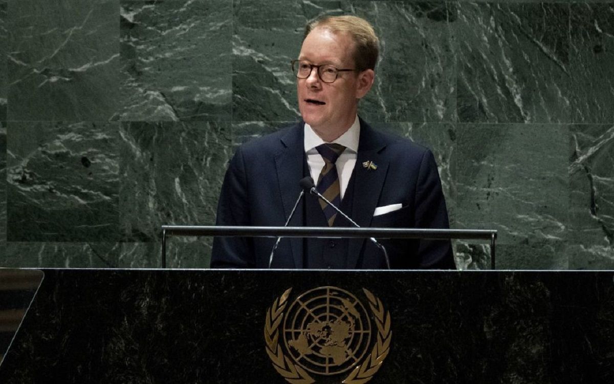 Главу МИД Швеции не впустили в Украину Главу МИД Швеции не впустили в Украину