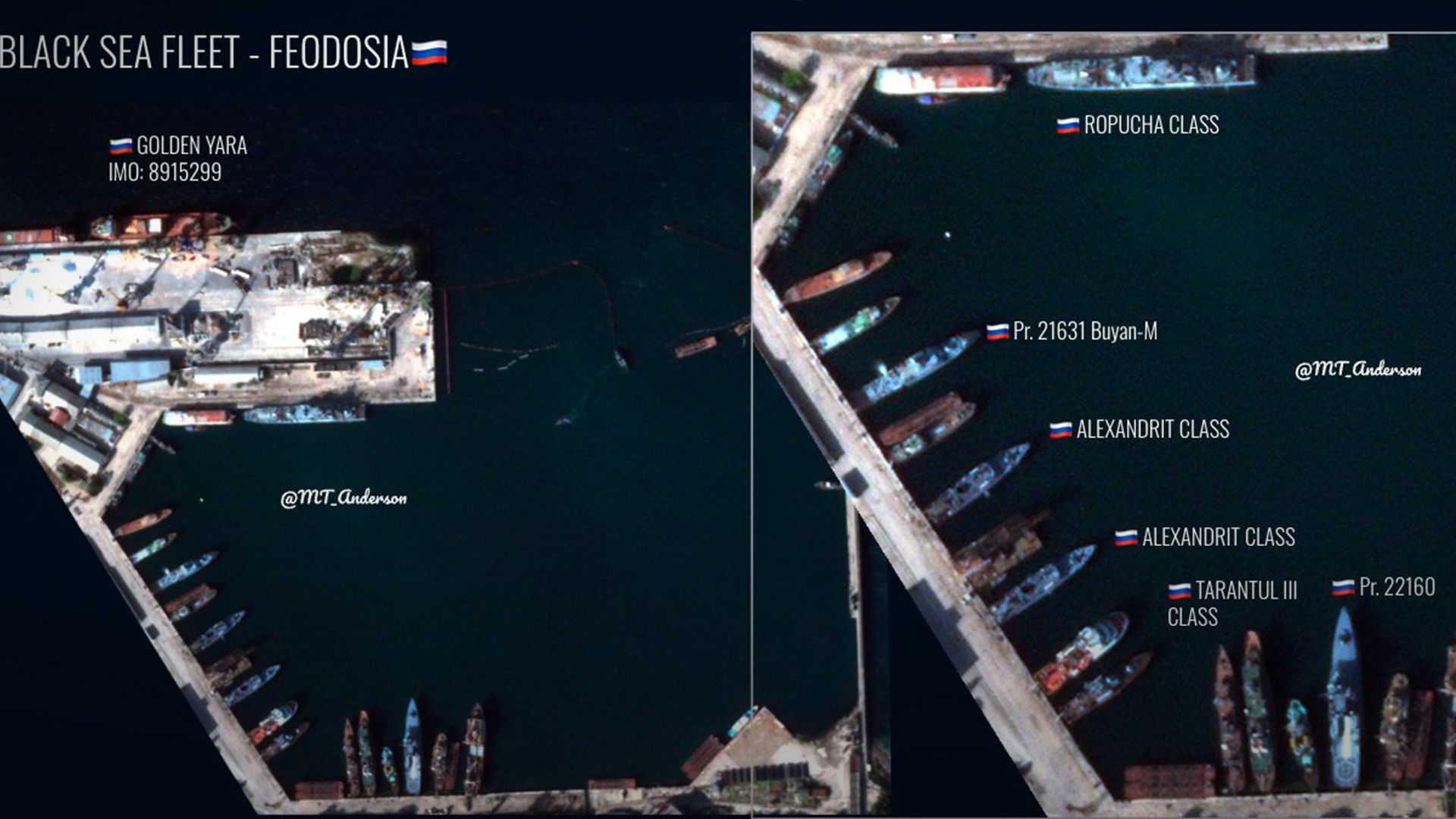 Росія перекинула частину Чорноморського флоту до Новоросійська