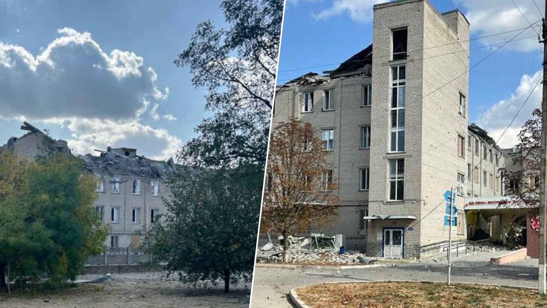 В Бериславе – прямое попадание в больницу В Бериславе – прямое попадание в больницу