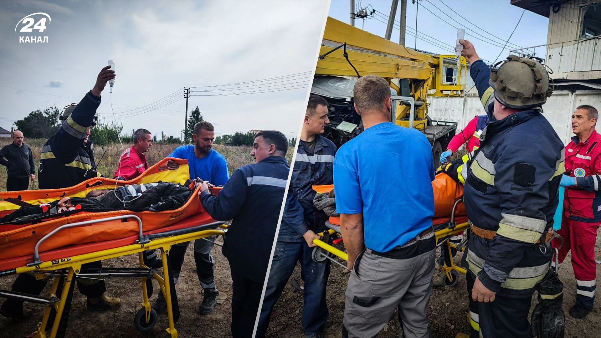 В Макарове бригада электриков взорвалась на противотанковой мине В Макарове бригада электриков взорвалась на противотанковой мине