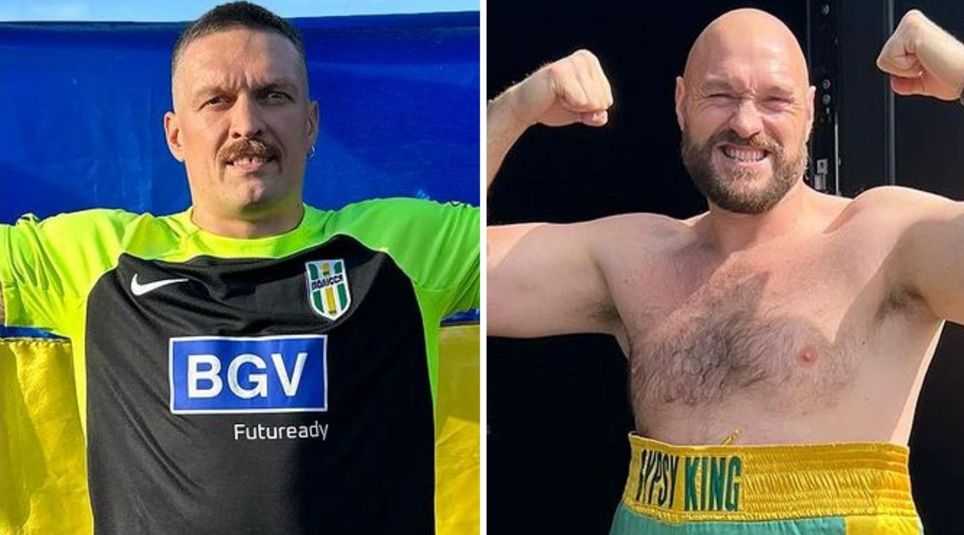 Александр Усик и Тайсон Фьюри
