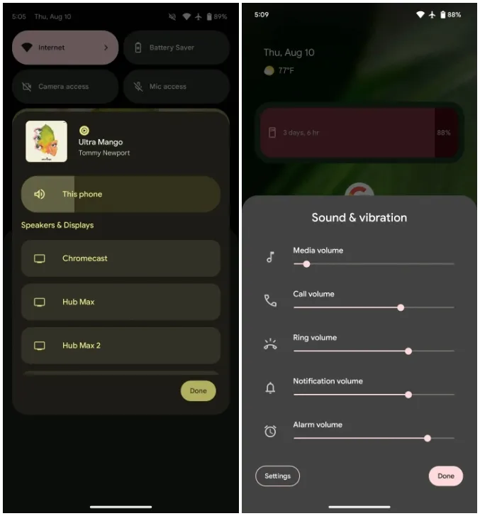 Розділені повзунки звуків Розділені повзунки звуків