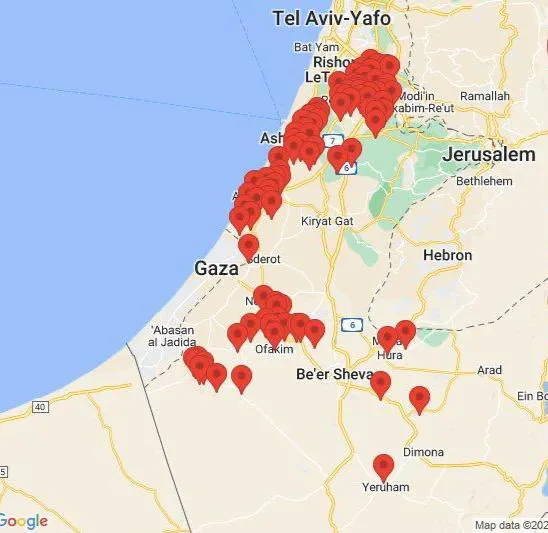 Ізраїль б'є у відповідь по території Сектору Гази