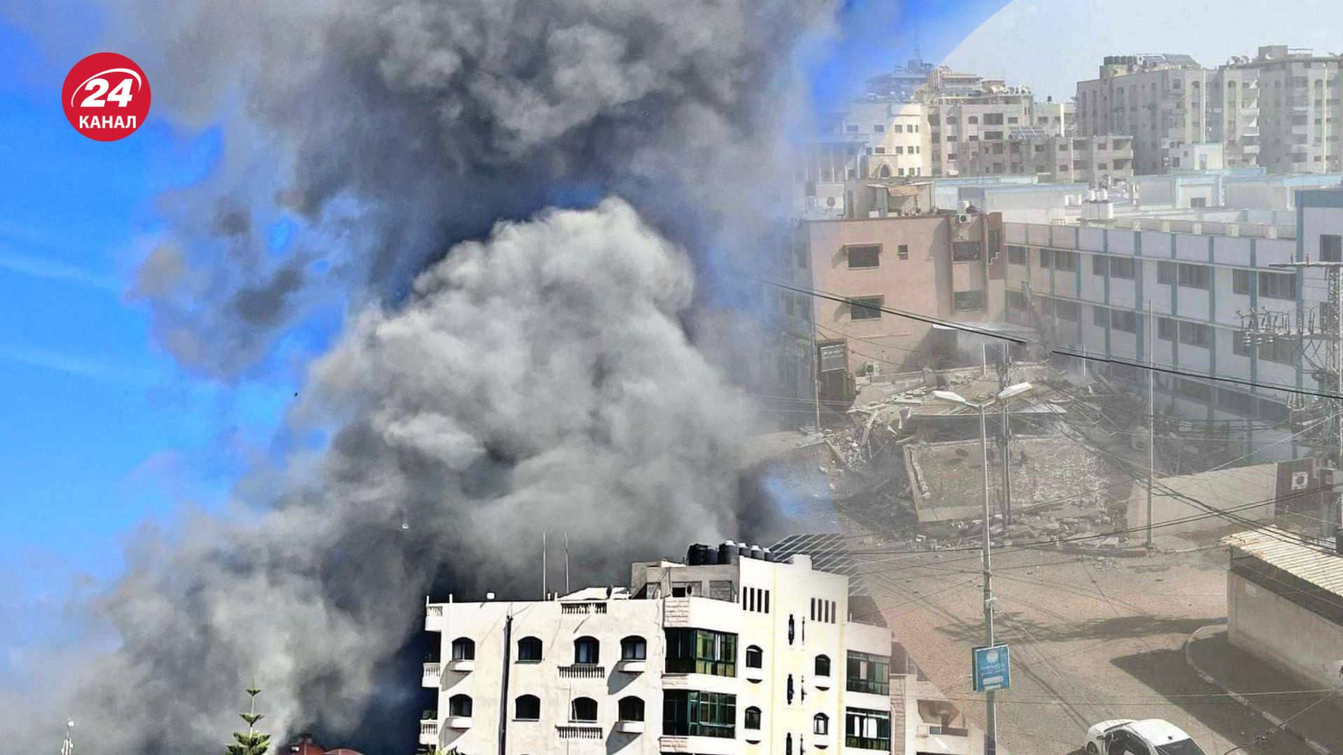 Израиль атакует Сектор Газа в ответ на удары ХАМАС