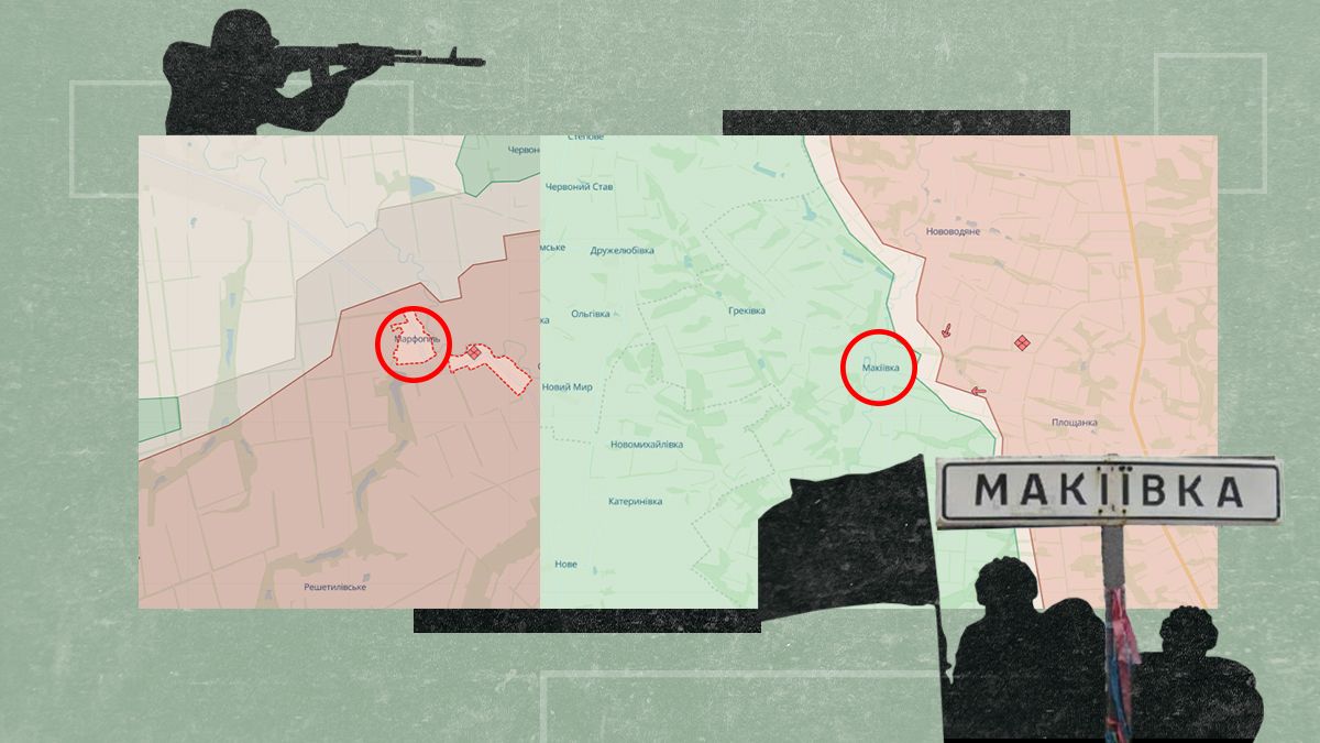 Карта бойових дій - росіяни пішли в несподіваний наступ Карта бойових дій - росіяни пішли в несподіваний наступ