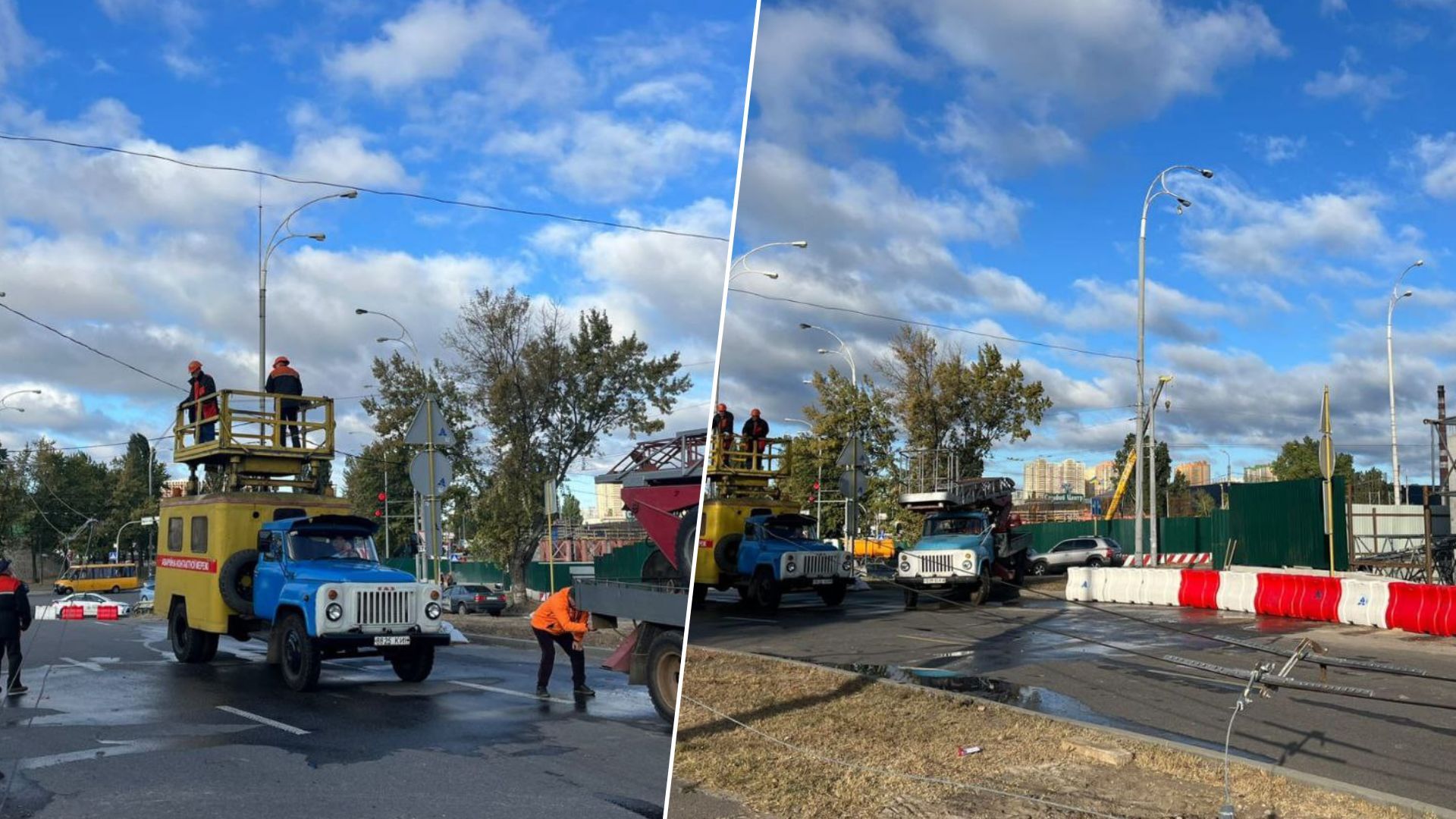 У Києві на будівельному майданчику впав кран У Києві на будівельному майданчику впав кран