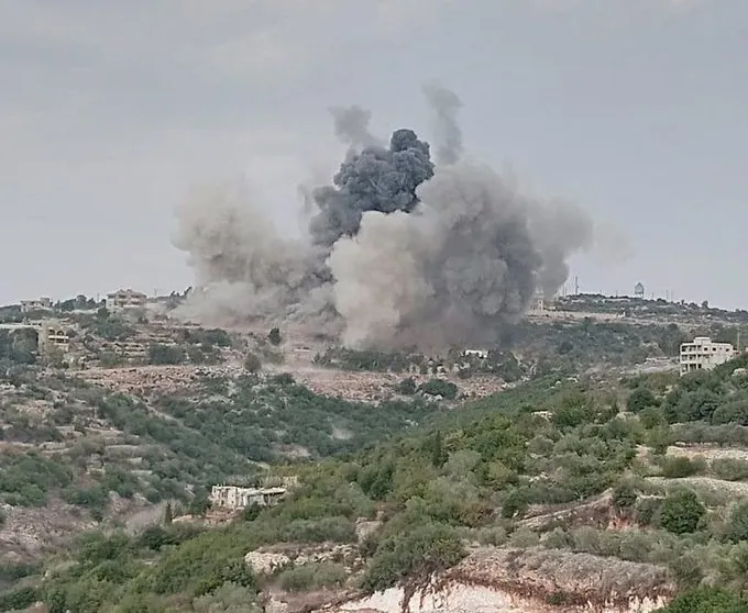 Взрыв на территории Ливана