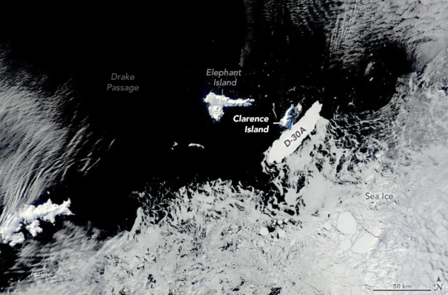 Спутниковые снимки столкновения / Фото NASA