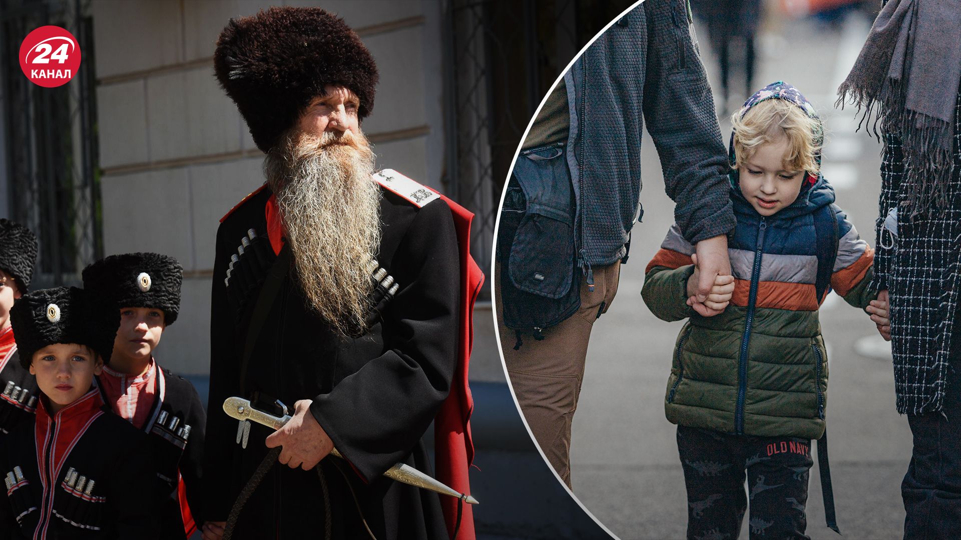 На окупованих територіях школи охороняють "козаки" На окупованих територіях школи охороняють "козаки"