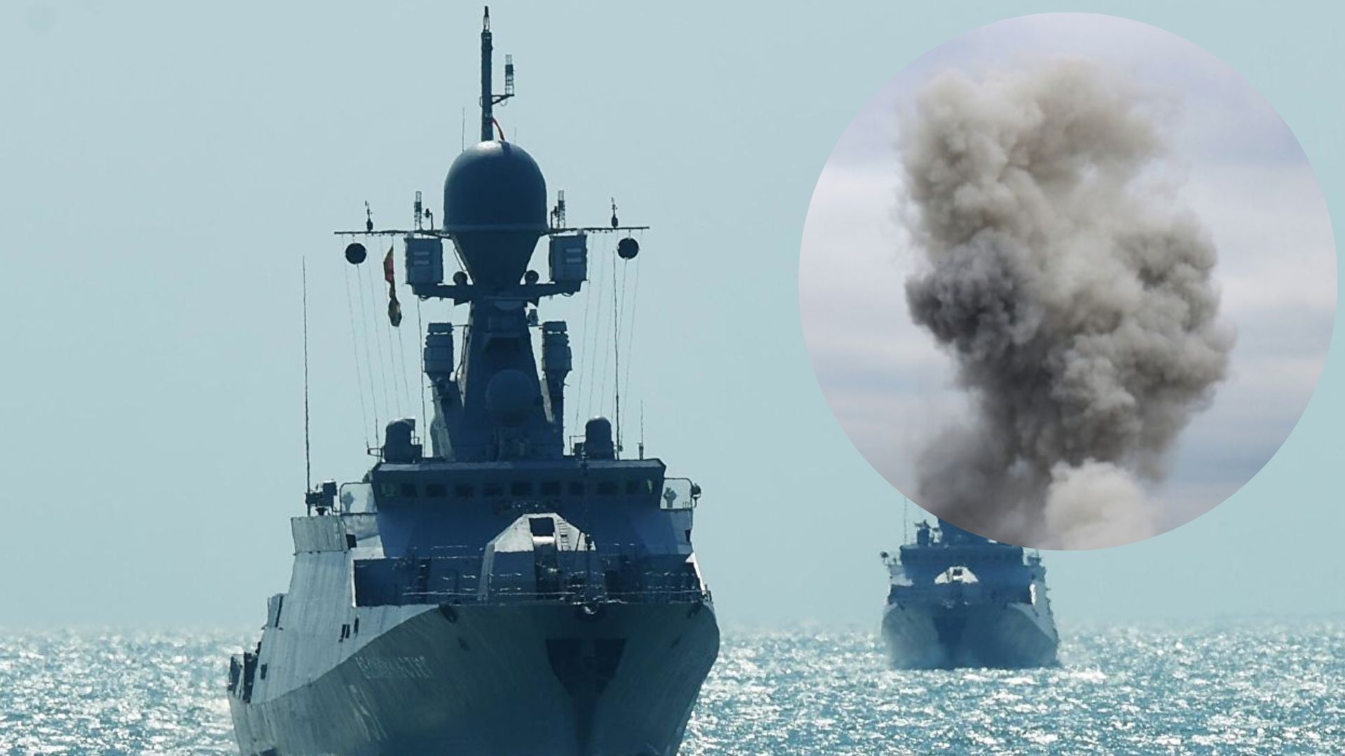 Сообщают о взрыве на корабле возле Севастополя