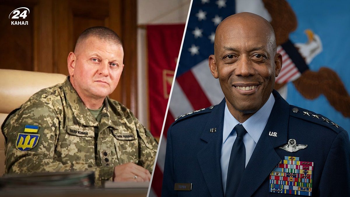 Валерий Залужный провел первый разговор с Чарльзом Брауном – о чем говорили - 24 Канал Валерий Залужный провел первый разговор с Чарльзом Брауном – о чем говорили - 24 Канал