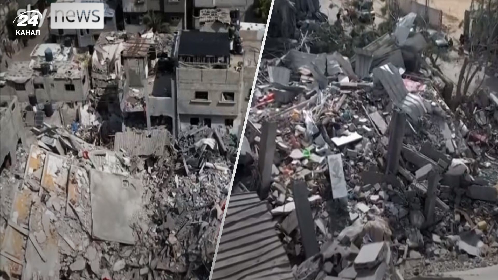 Разрушения в секторе Газа после обстрелов со стороны Израиля