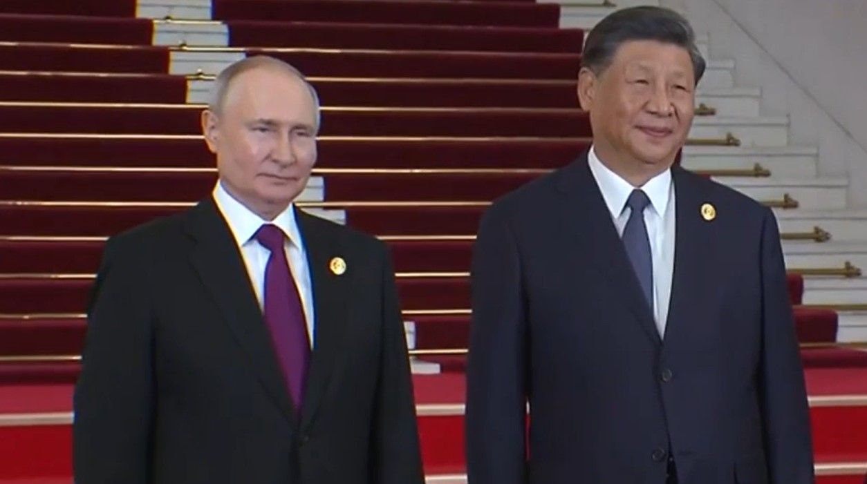 Путін приїхав до Китаю на форум Путін приїхав до Китаю на форум