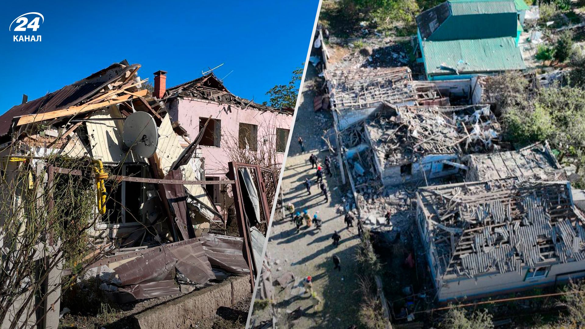 Ракетный удар на Днепропетровщине - 24 Канал Ракетный удар на Днепропетровщине - 24 Канал