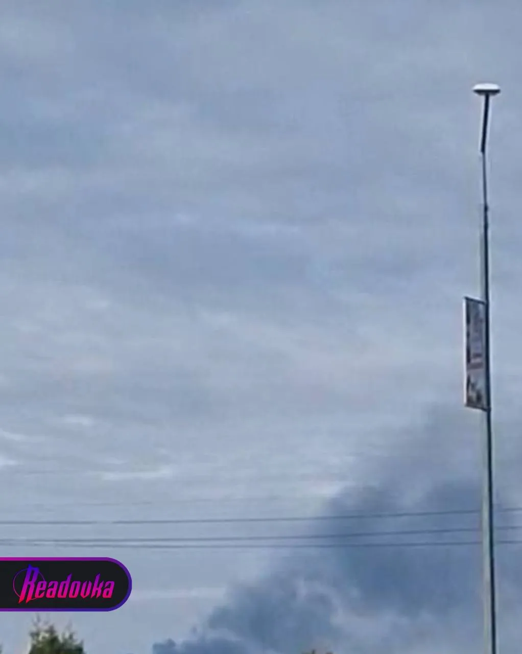 На Бєлгородщині щось горить після вибуху На Бєлгородщині щось горить після вибуху