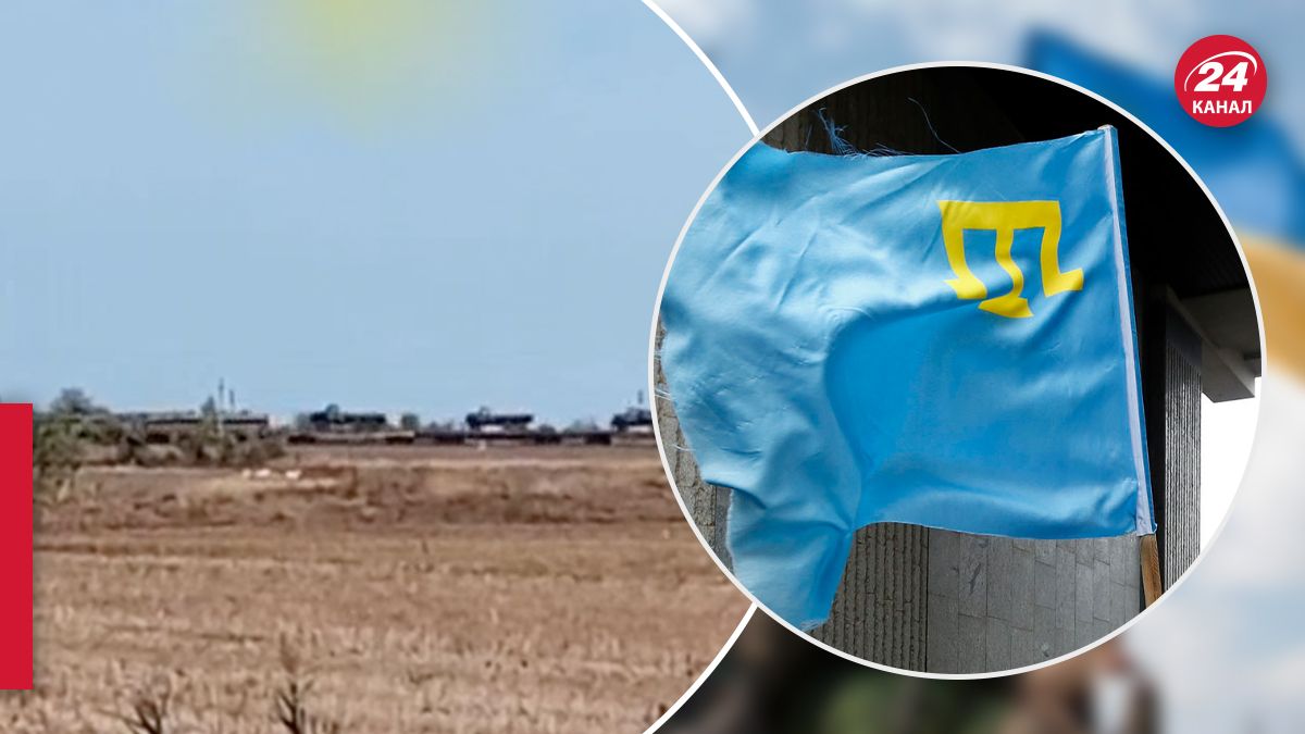 В Крыму партизаны зафиксировали передвижение колонны старой техники В Крыму партизаны зафиксировали передвижение колонны старой техники