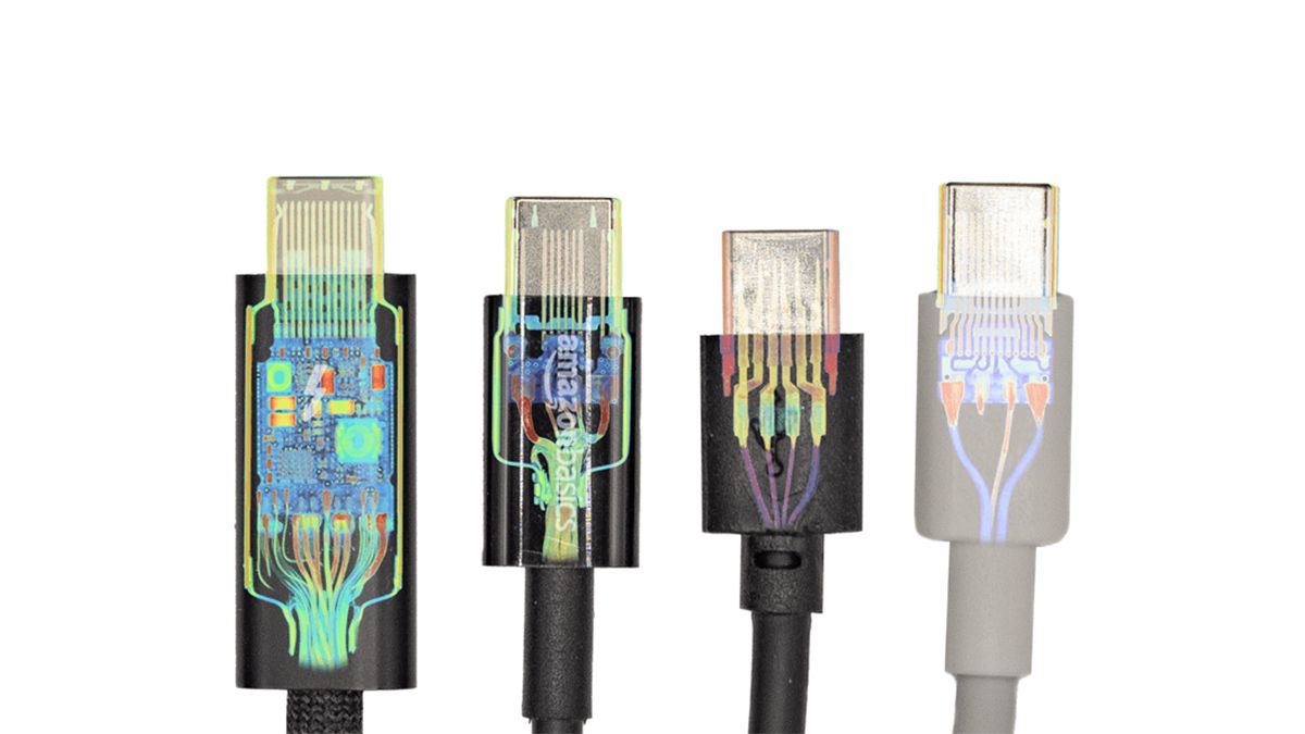 Рентген показав, що знаходиться всередині кабелів Apple, і чому вони такі дорогі Рентген показав, що знаходиться всередині кабелів Apple, і чому вони такі дорогі