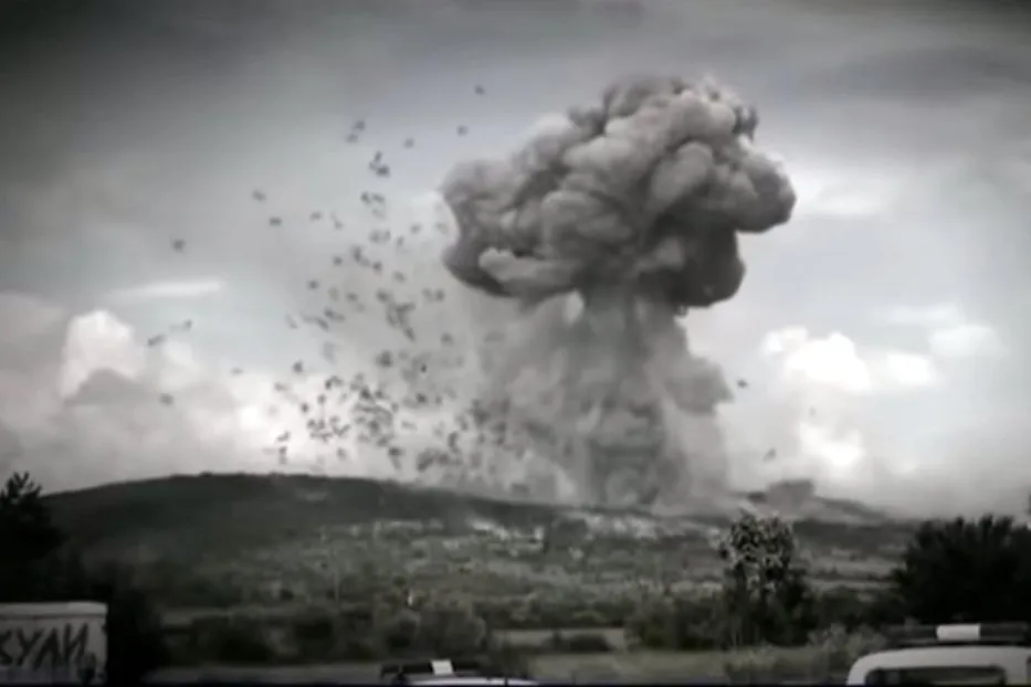 Взрыв в Болгарии на складе с боеприпасами
