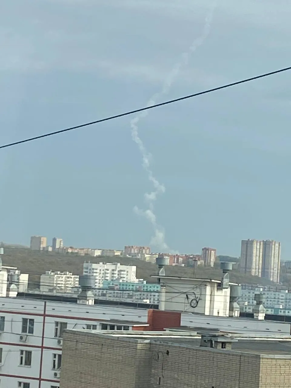 Дым в Ростове-на-Дону
