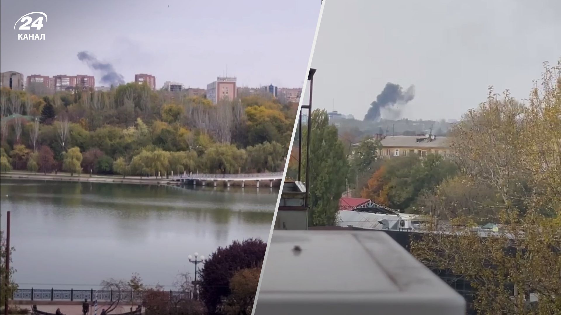 В Донецке взрыв в районе воинской части
