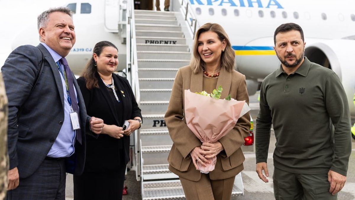Володимир та Олена Зеленські
