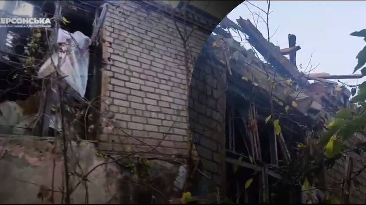 Ворог продовжує бити по середмістю Херсона Ворог продовжує бити по середмістю Херсона