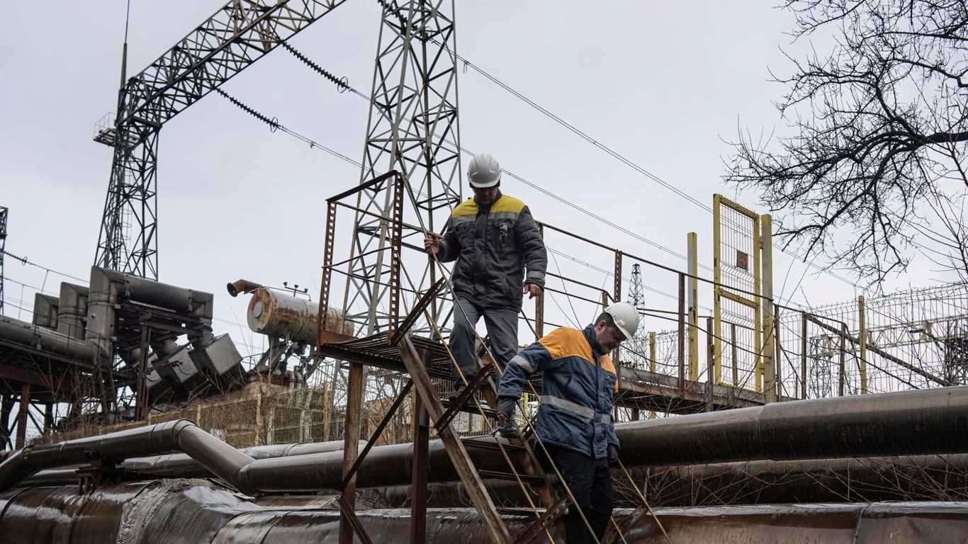 Росіяни обстріляли ТЕС Росіяни обстріляли ТЕС