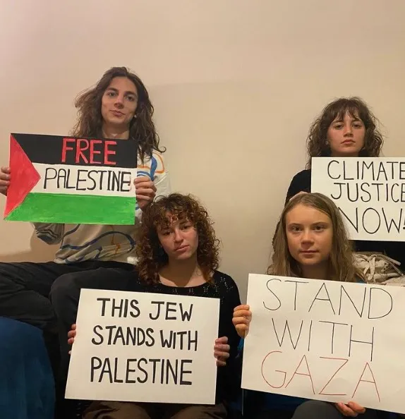 Грета Тунберг підтримала палестинців та людей у Секторі Гази