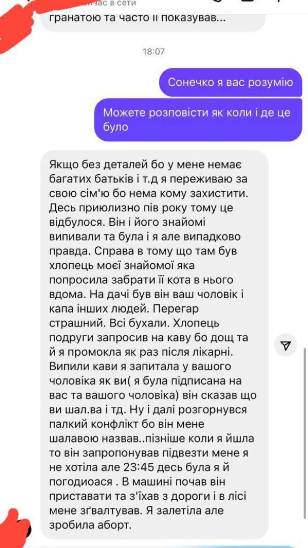 Анонимная женщина заявила, что Евгений Стипанюк ее изнасиловал