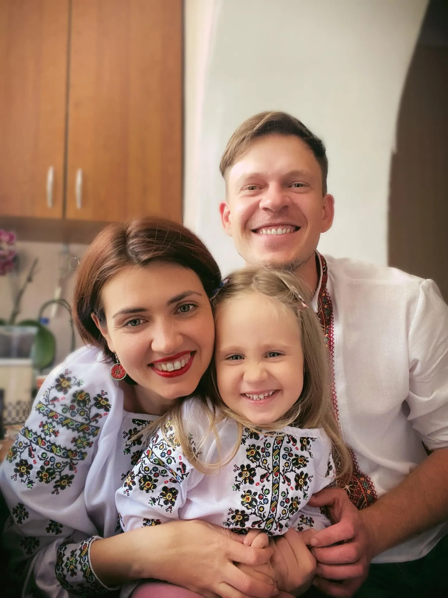 Андрей Исаенко с семьей