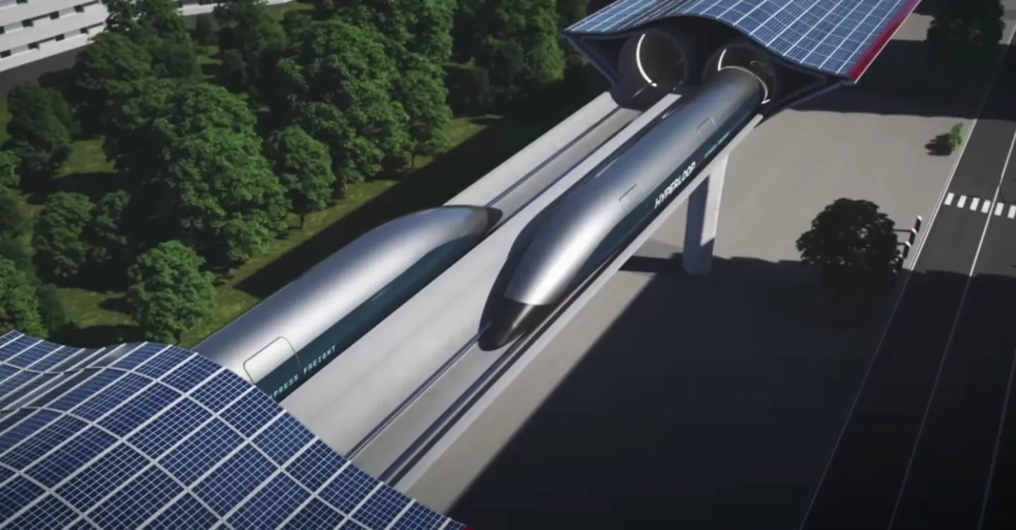 Рендери інфраструктури Hyperloop