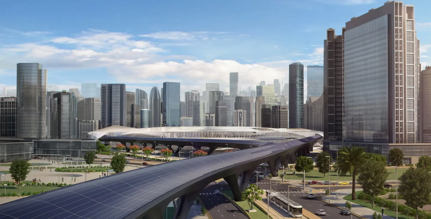Рендеры инфраструктуры Hyperloop Рендеры инфраструктуры Hyperloop