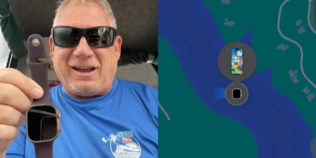 Apple Watch Ultra нашли на дне озера