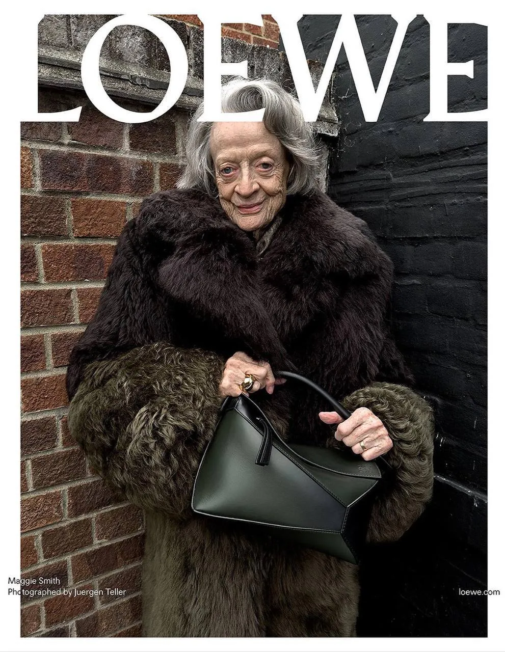 Мэгги Смит в рекламной кампании Loewe