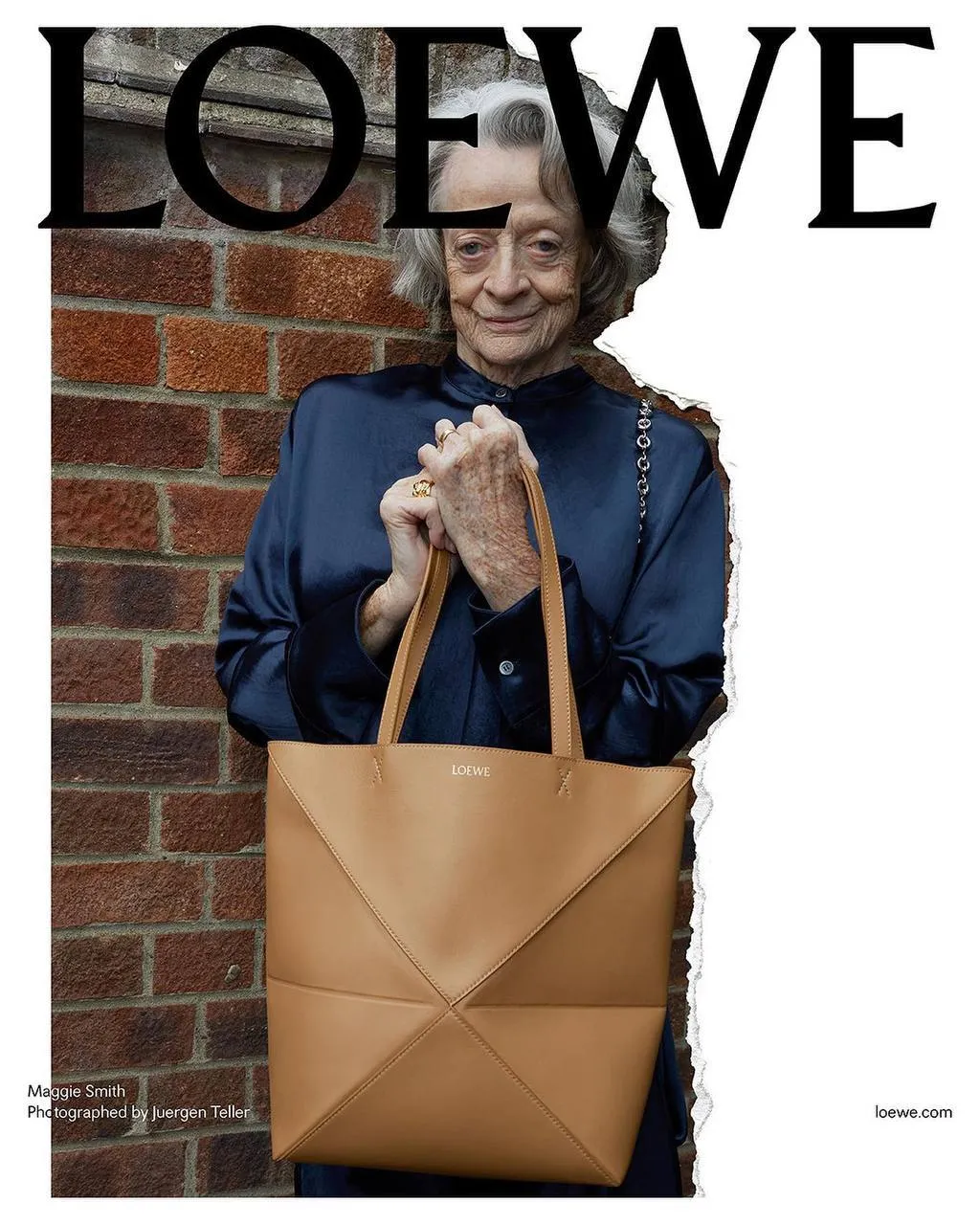 Мэгги Смит в рекламной кампании Loewe