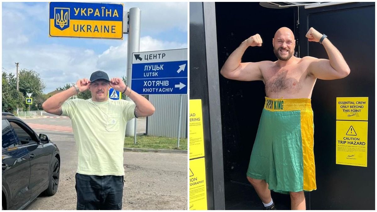 Александр Усик пригласил Тайсона Фьюри в Украину: что ответил британец