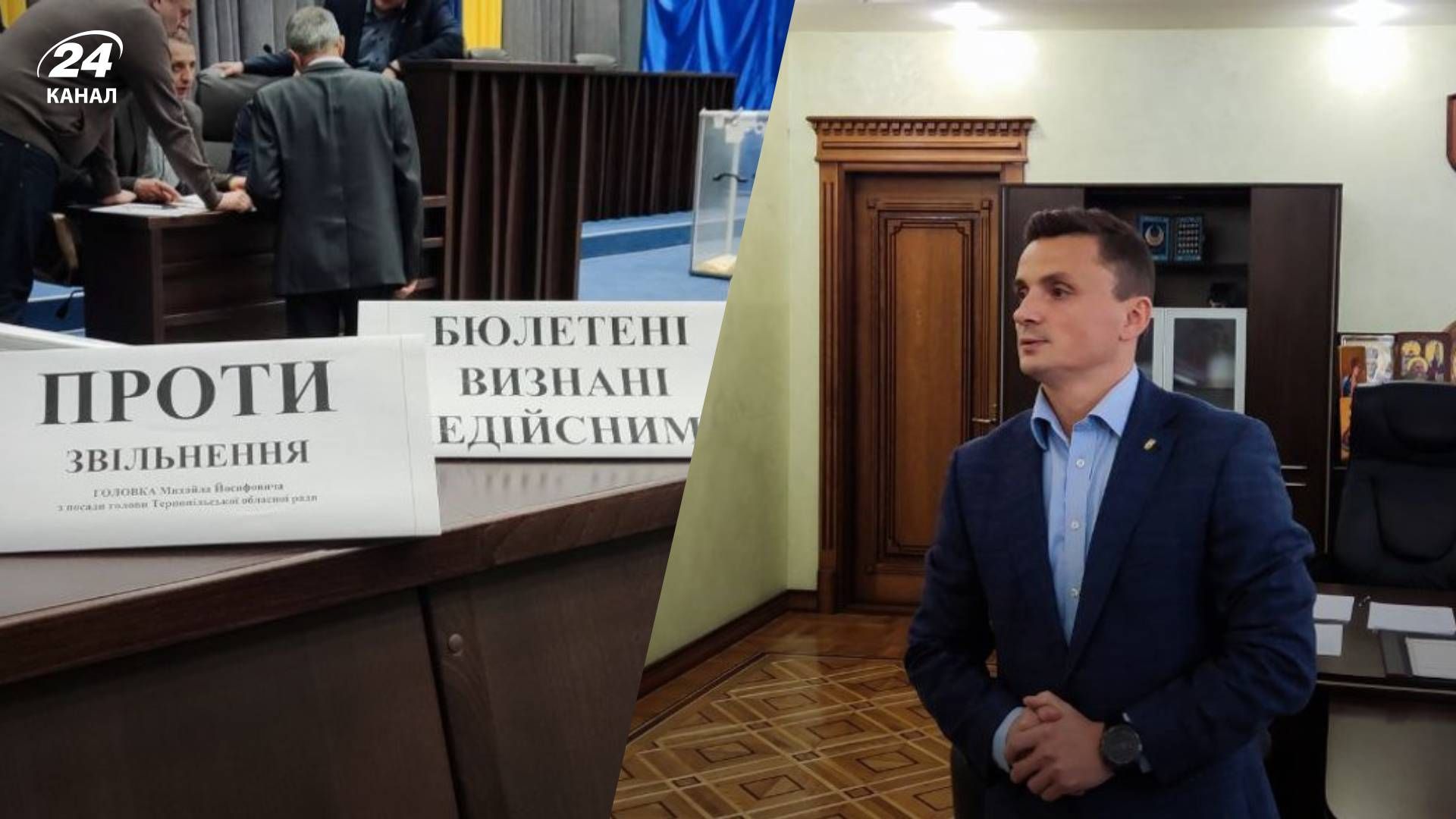 Звільнення Головка підтримали одноголосно Звільнення Головка підтримали одноголосно