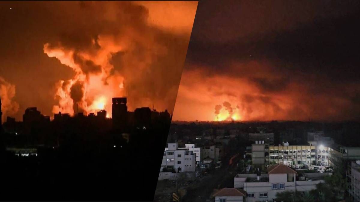 На севере Сектора Газа раздаются взрывы