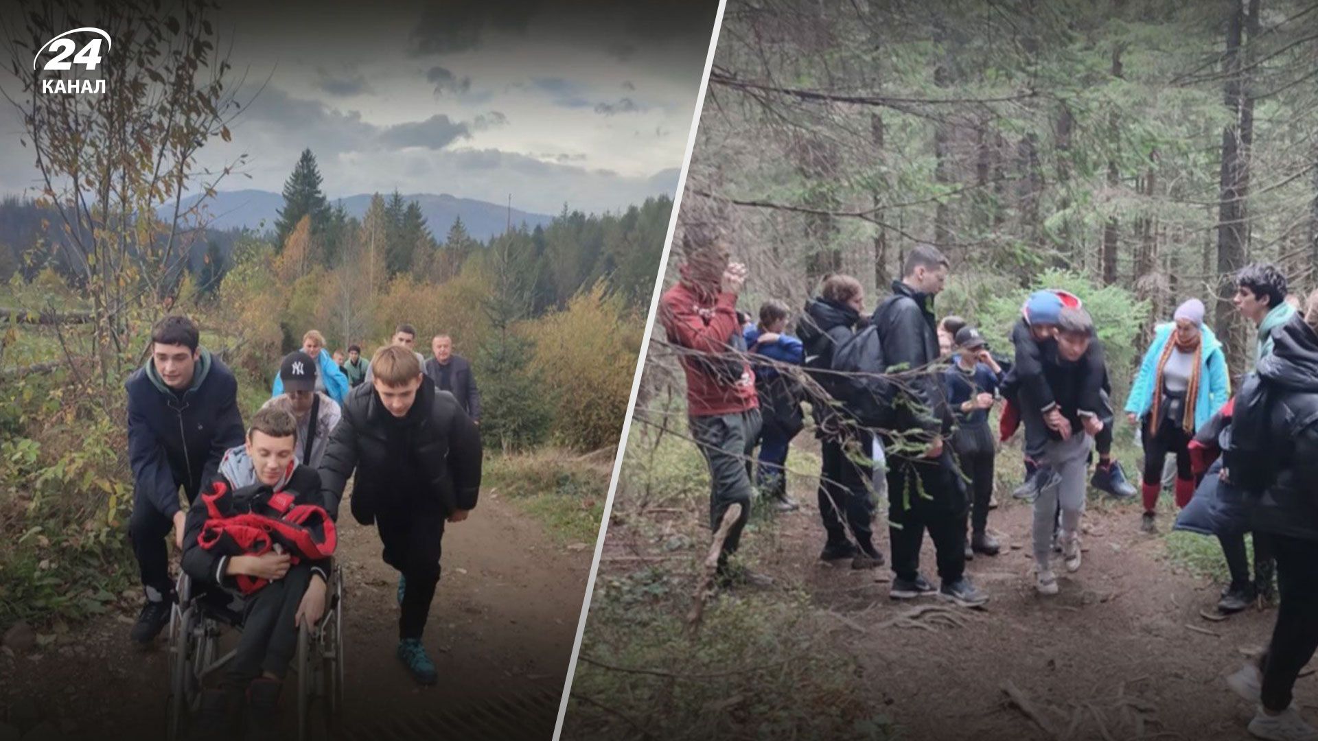Старшокласники з Волині винесли однокласника на гору в Карпатах Старшокласники з Волині винесли однокласника на гору в Карпатах