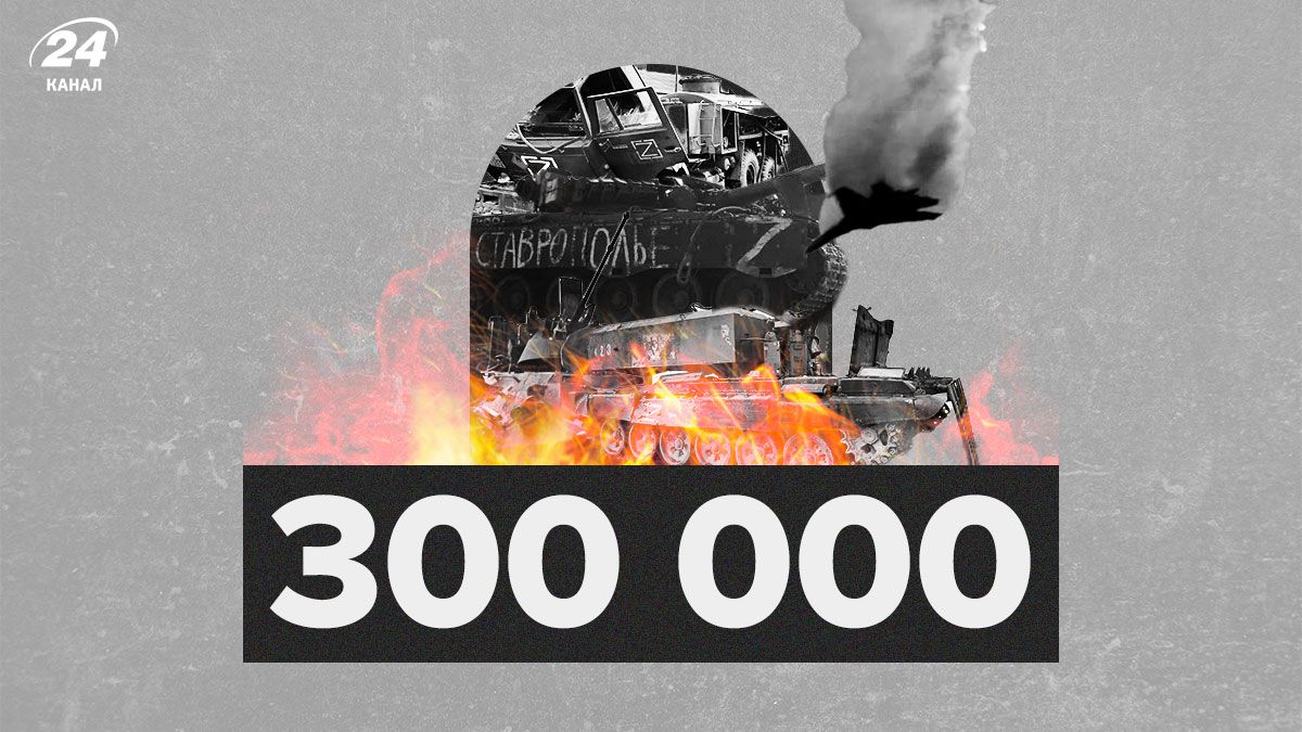 300 тисяч російських військових померли на війні з Україною