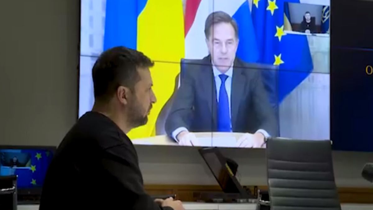 Владимир Зеленский и Марк Рютте Владимир Зеленский и Марк Рютте