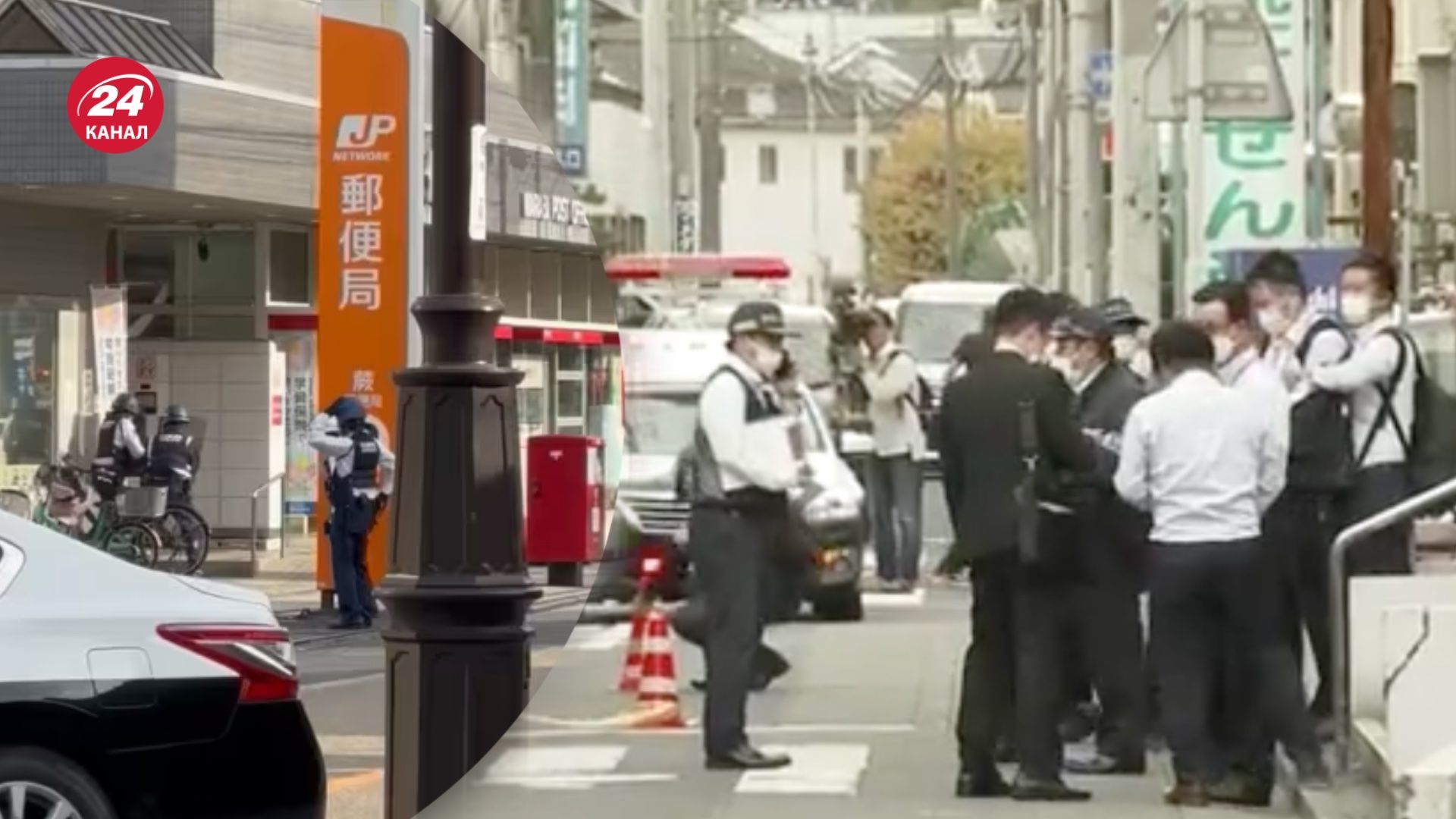 В Японии вооруженный мужчина забаррикадировался в отделении почты